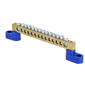 Шина нулевая на DIN-изоляторе 6х9мм (14 отверстий) PROxima sn0-63-14-2-r EKF