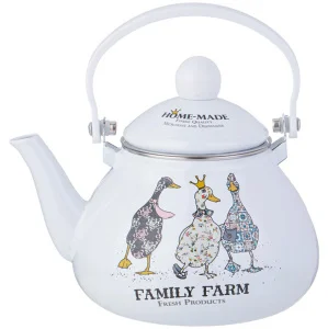 Чайник Agness  Эмалированный Серия "Family Farm", 1,3 Л