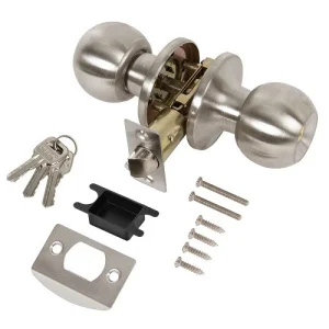 Ручка-защелка PUNTO DK672/BL SN-ET 49509 с фиксатором матовый никель