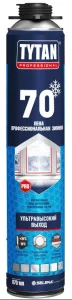 Пена монтажная Tytan 70 зима 870 мл 