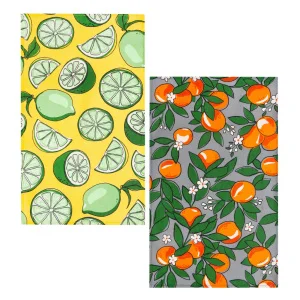 Набор полотенец кух. "Доляна" Сitrus 35х60см-2шт, 100% хл 7516056