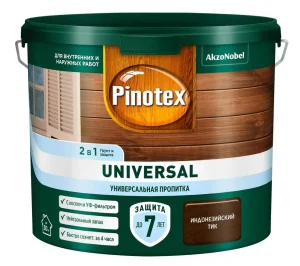 Пинотекс Universal 2 в 1 Индонезийский тик 2,5 л