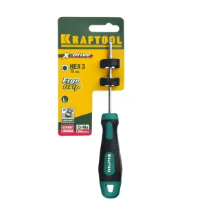 Отвертка Hex3x75 Kraftool Х-Drive 250075-3-075 *1
