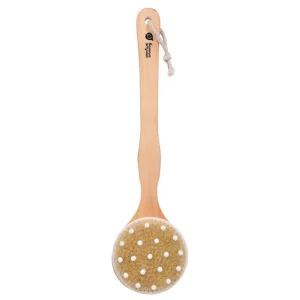 Щетка деревянная, комбинированная с массажером, 41 см, для бани и сауны "Банные штучки" *1/30