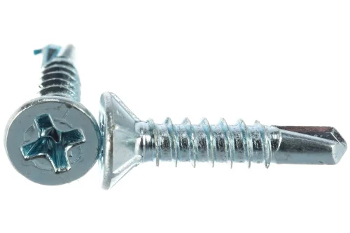 Саморез оконный, сверло, белый цинк 3,9х32 уп. - 8 шт. SteelRex