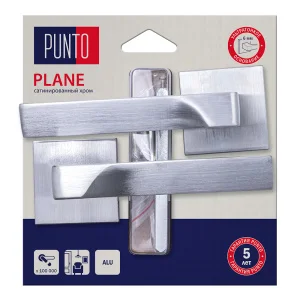 Ручка раздельная Punto LM/A K.QS52.PLANE/HD SSC-16 сатин. хром