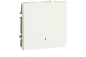 Выключатель 1-кл "Эмили" c индикатором (механизм) 250В 10А белый фарфор soft touch RSW10-5101-01 Ste