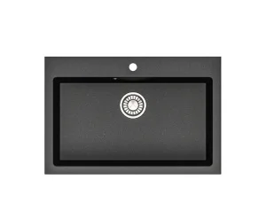 Мойка иск. камень черная матовая 755x505x200мм 39/Q4 (Agata)