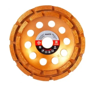 Чашка алмазная зачистная 150мм двухрядная Matrix 72996 *1