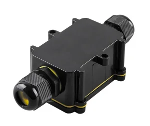 Коробка распаячная ОП 125x55x36мм водонепроницаемая 2 вых. с клеммой IP68 LD522 (Stekker) *1