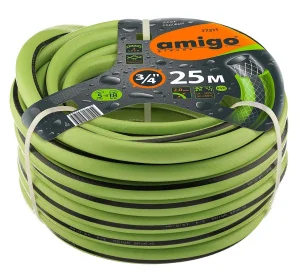 Шланг садовый трехслойный 3/4 25м Amigo 77211 *1