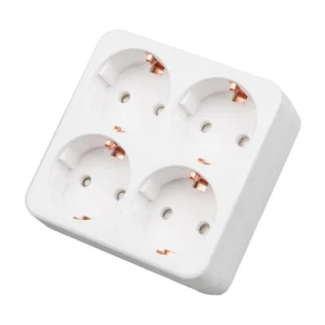 Разветвитель 2-м с/зазем 16А черный выкл. S-GES2-16PB 893791 (Uniel) *1