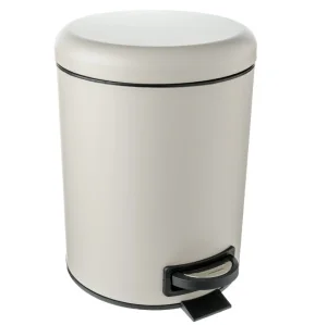 Ведро с крышкой 5 л бежевый