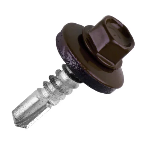 Саморез для крепления кровли, RAL8017 5,5х 19 ведро - 300 шт. SteelRex