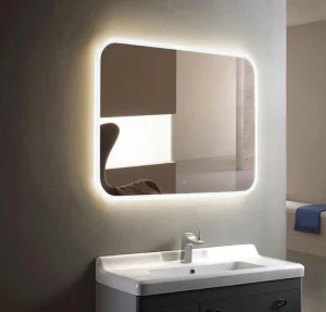 Зеркало "Brute Base" LED 1000х800мм с сенсором DS219 (Agata) *1