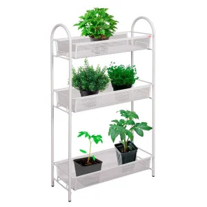 Этажерка "Ладья 13" 3 полки белый