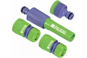 Набор для подключения шланга 1/2" распылитель, 3 адаптера к распылителю Palisad 65176