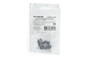 Наконечник штыревой втулочный изолированный НШВИ 0,75-8 упак 25шт LD405-0758 STEKKER *1