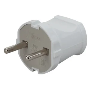 Vx1-W ЭРА Вилка б/з прямая 10A белая (24/480/5760)