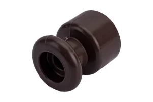 Изолятор для витых проводов уп-10шт "Ретро" ЮЛИГ.757522.014 шоколад (Bylectrica) *1