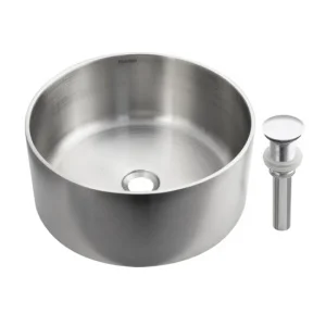 Раковина накладная Санакс Fabia Profi 383812 нержавеющая сталь