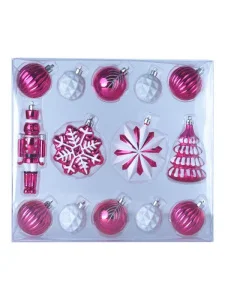 Украшение подвесное Щелкунчик в фуксии (14шт) 5,3x28x25см арт.87002 *1