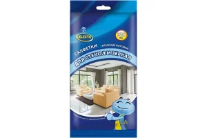 Celesta Хозяйственные влажные салфетки для стекл и зеркал, 30шт