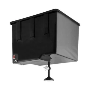 Бак с ЭВН 55л пласт бак Черный с краном и душем (ЭлБЭТ)