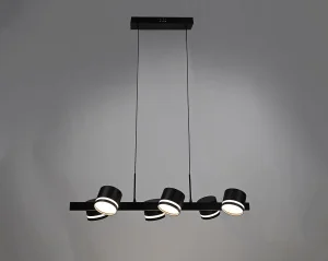 Светильник потолочный MS 1193/6 Колумбия Чёрный 6*GX53 max.11W 700x272x1000mm