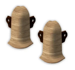 Угол наружный с крепежом 212 Дуб светлый 55мм Лексида