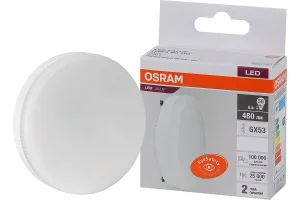 Лампа светодиодная LVGX5350 6SW/865 230V GX53 10X1 RU OSRAM