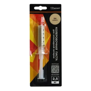 Паста колеровочная для эпоксидной затирки 054 Аэлита Диамант 2,5 кг шприц 10 мл *1