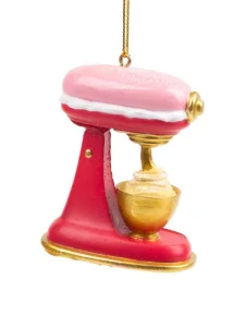 Украшение подвесное Макарун миксер полирезина 3x6,4x5,5см арт.89398 *1