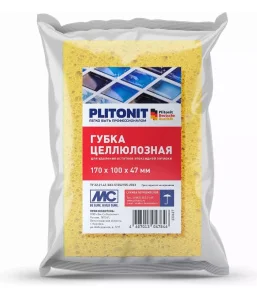 Губка целлюлозная для удаления эпоксидной затирки PLITONIT