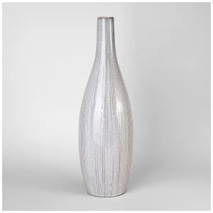 Ваза 15х15х46,5см цвет: серый 374-165 *1