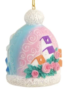 Украшение подвесное Шапочка-Снежная королева полирезина 5,5х7,5х5,5см арт.81370 *1