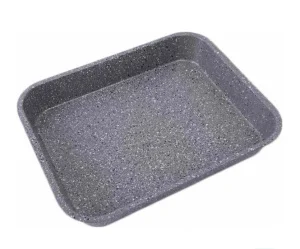 Противень 35.4*23.2*5.3см.,с покрытием серый гранит, LH-72001 *1