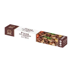 Рукав для запекания с завязками 30см*3м, 10 мкм