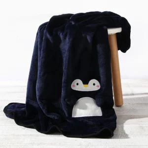 Плед LoveLife "Пингвин" 80*100см, корал-флис, 200 гр/м2 10523041