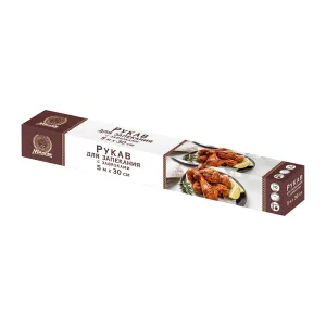 Рукав для запекания с завязками 30см*5м, 10 мкм