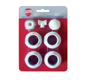 Комплект переходников 1"х1/2" без кронштейнов Royal Thermo White (RT02.1)