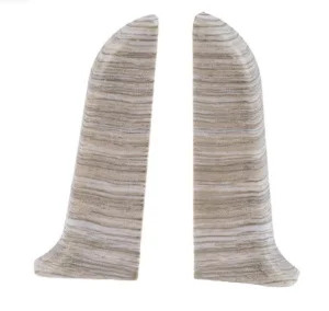 Заглушка для плинтуса 253 Ясень Серый 55мм Идеал