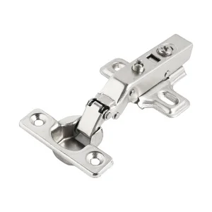 StahlBuro D26 Clip-on 2 шт., хром. Мини петля мебельная полунакладная с доводчиком (50) (компл)