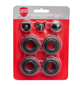 Комплект переходников 1"х1/2" без кронштейнов Royal Thermo Black (RT02.1-1)