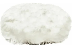 Насадка Полировальная "Под Липучку",125Мм, Натуральная Шерсть