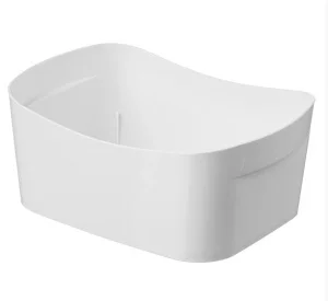 Корзинка универсальная "Poplar" 1,6л, 190х140х80мм (светло-серый)