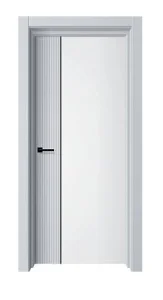 Дверь межкомнатная MM-4 ДГ 700х2000мм Белуччи грау черный молдинг