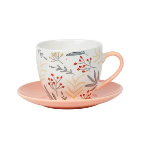 Чайная пара Esprado "Ramita" 235мл костяной фарфор RAM024PE303 *1