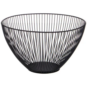 Корзина Для Фруктов Черная 24,5*24,5*14 См (Кор=12Шт)