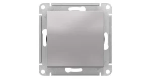 Механизм выключателя 1-кл. СП AtlasDesign 10А IP20 (сх. 1) 10AX алюм. SchE ATN000311